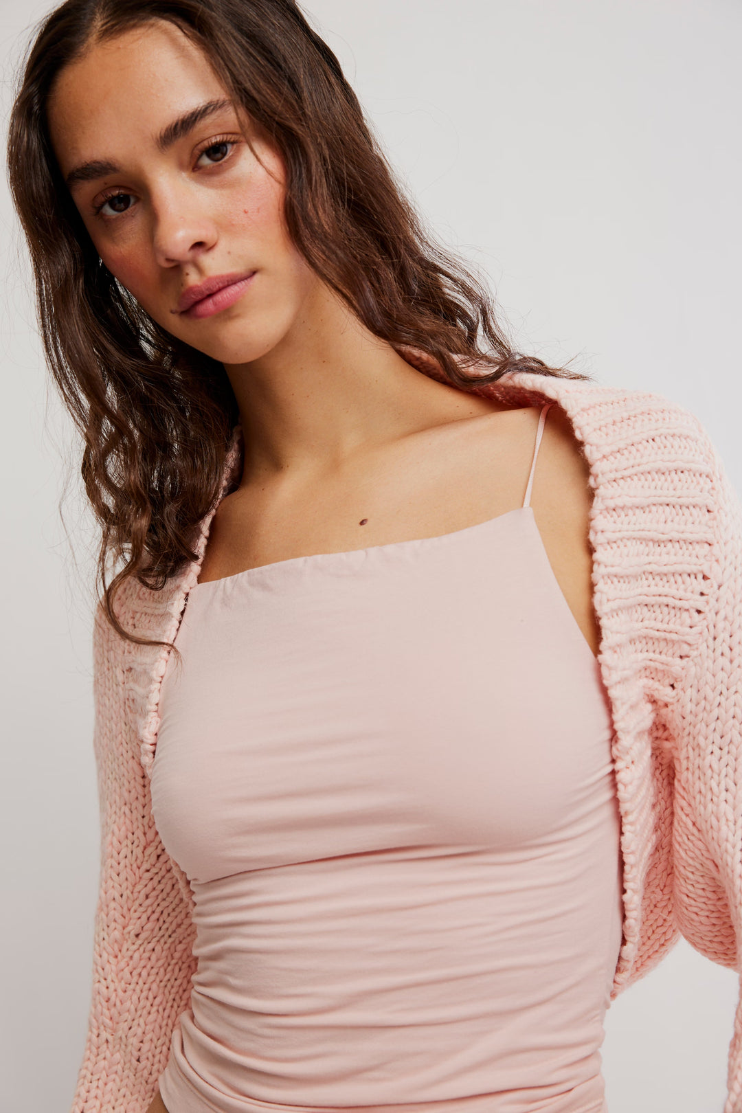Free People Opal Shrug / Silver Peony