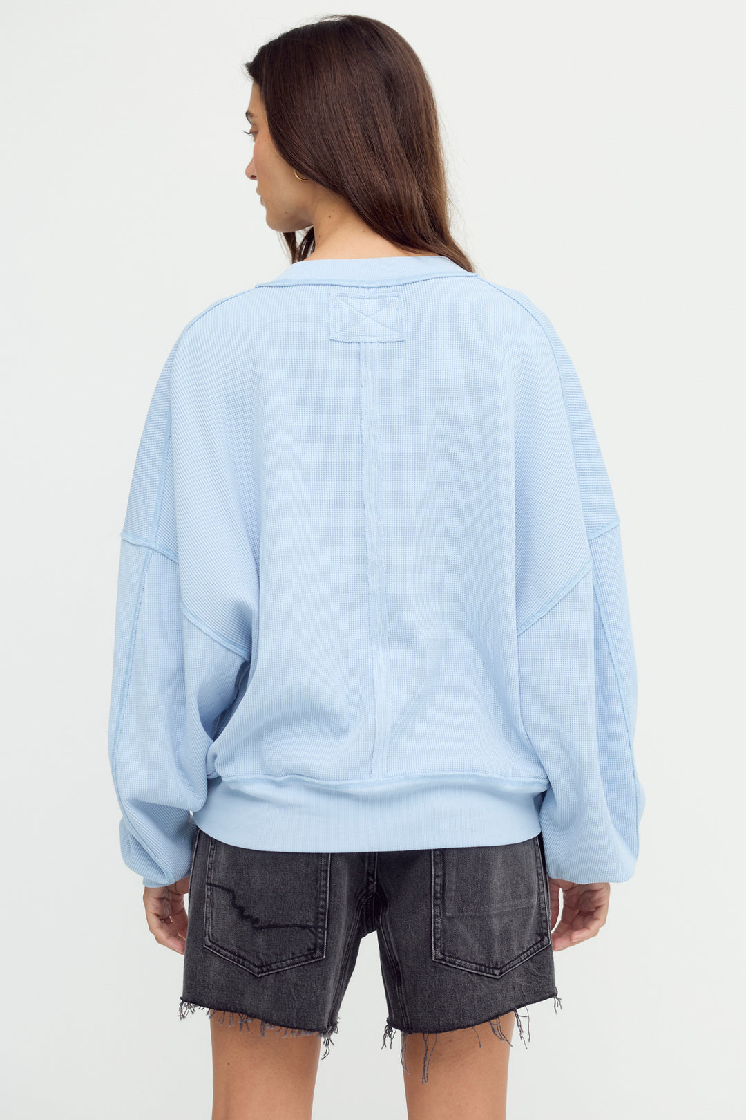Free People Skyline Tee / Blue Snowflake