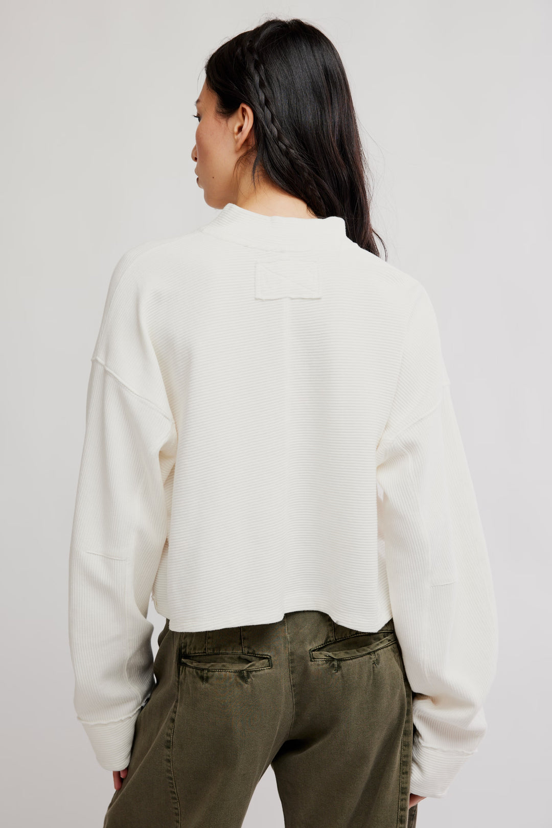 We The Free Celeste Quarter Zip / Clean Ivory