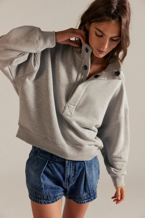 We The Free Timeless Pullover / Heather Grey