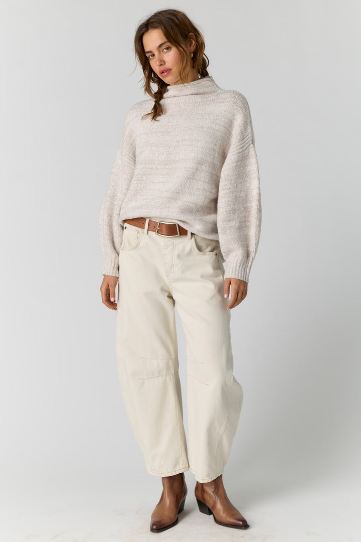 Free People Beaumont Tunic / Feather Grey Melange
