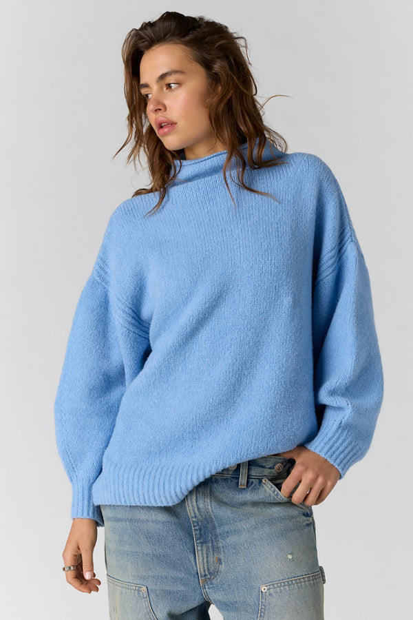 Free People Beaumont Tunic / Powder Blue Melange