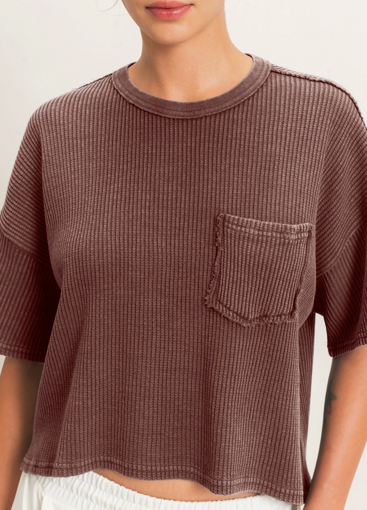 The Easy Tee / Dark Brown
