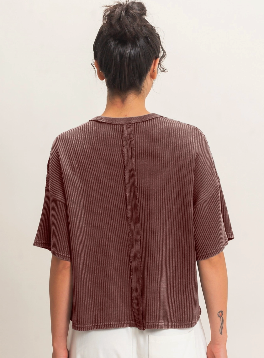 The Easy Tee / Dark Brown