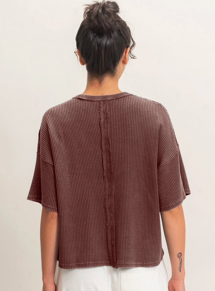 The Easy Tee / Dark Brown
