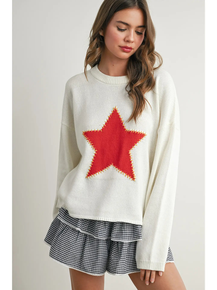 Red Star Sweater