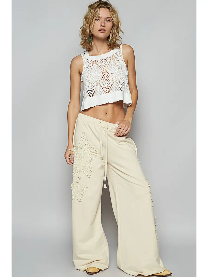 Star Patches Pants