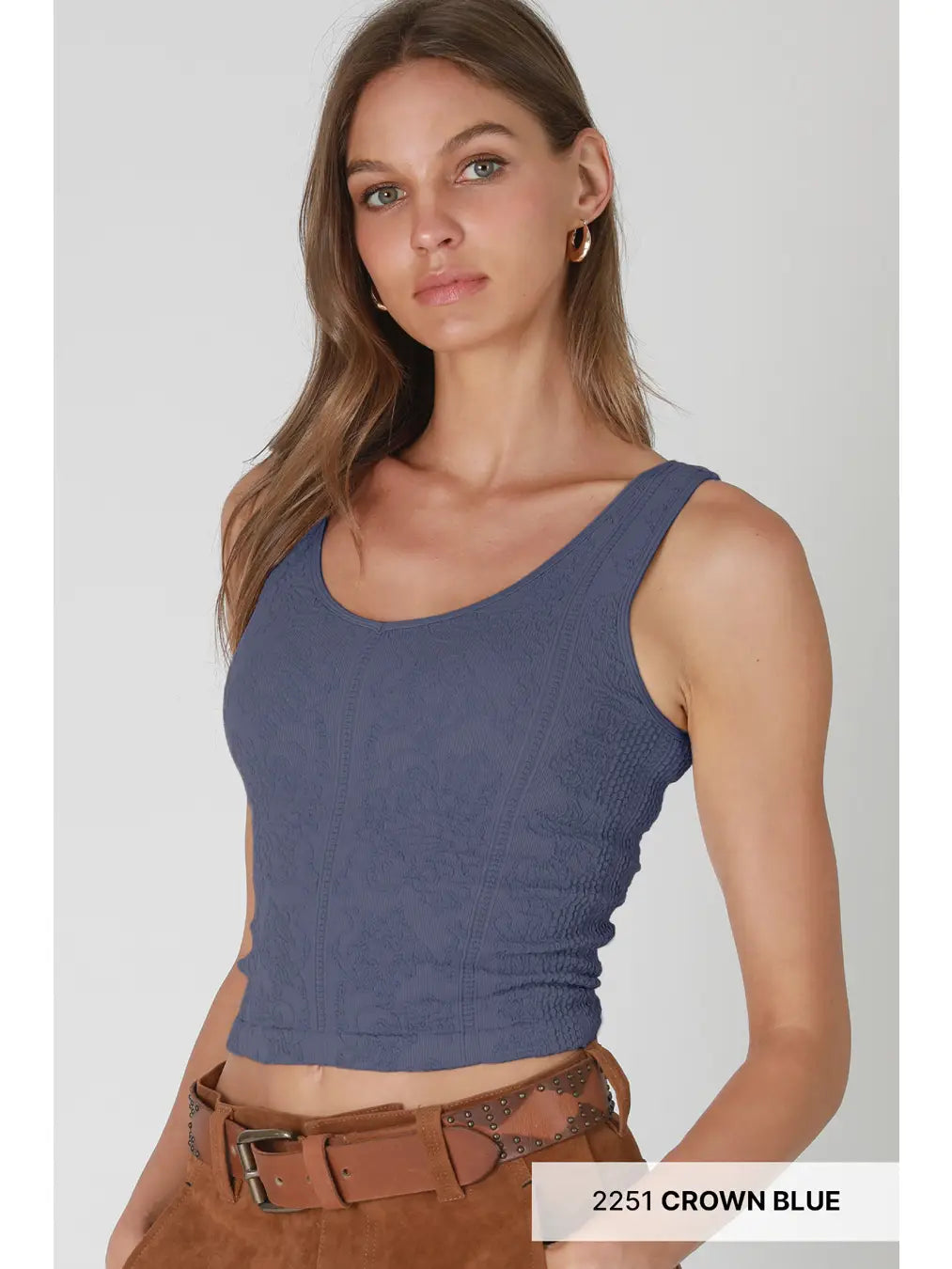 Reversible Lace Textured Top
