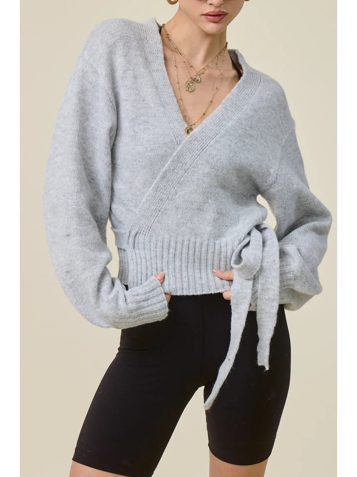 Aster Wrap Sweater