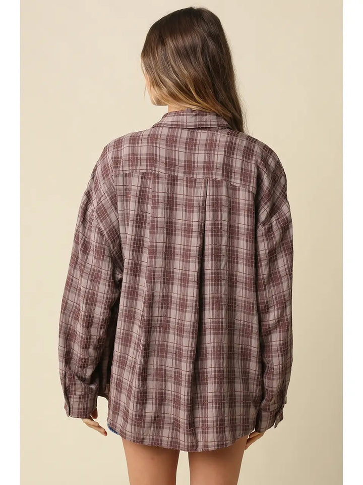 Cathy Plaid Shirt