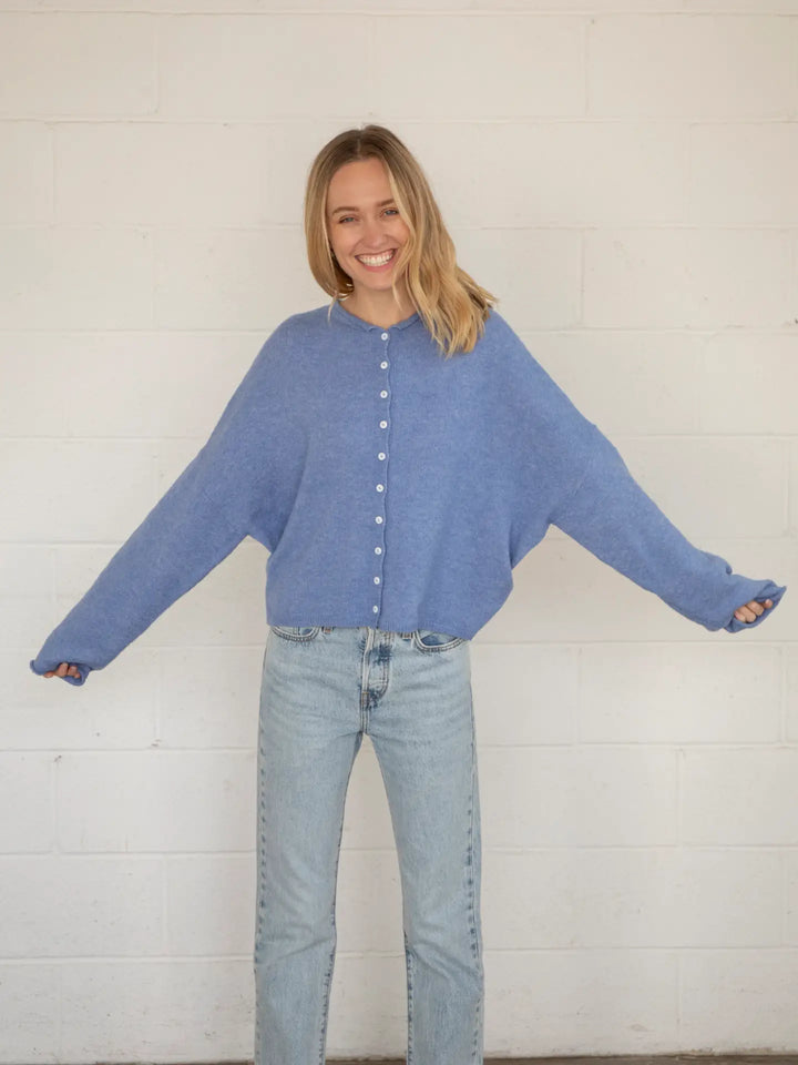 Piper Cardigan / Dusty Blue