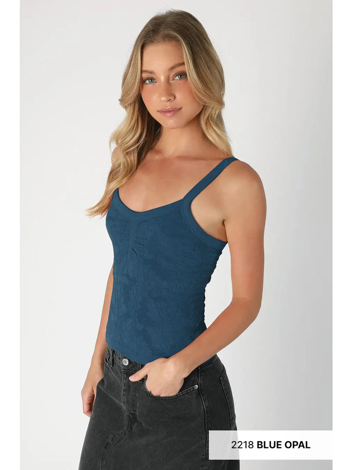 Lace V Neck Top