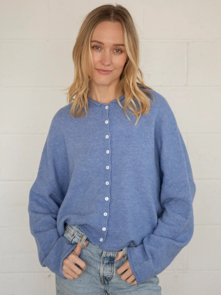 Piper Cardigan / Dusty Blue