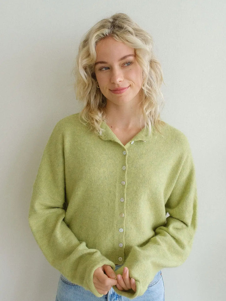 Piper Cardigan / Lemongrass