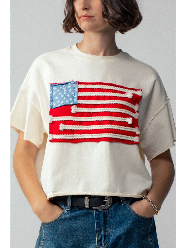 American Flag Tee