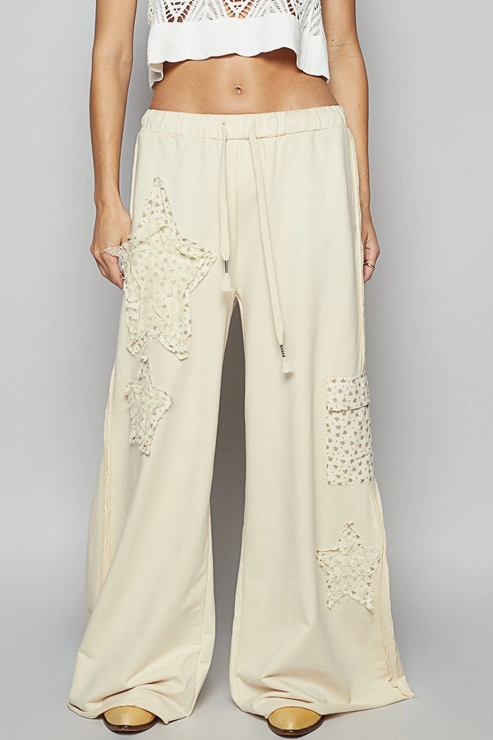Star Patches Pants