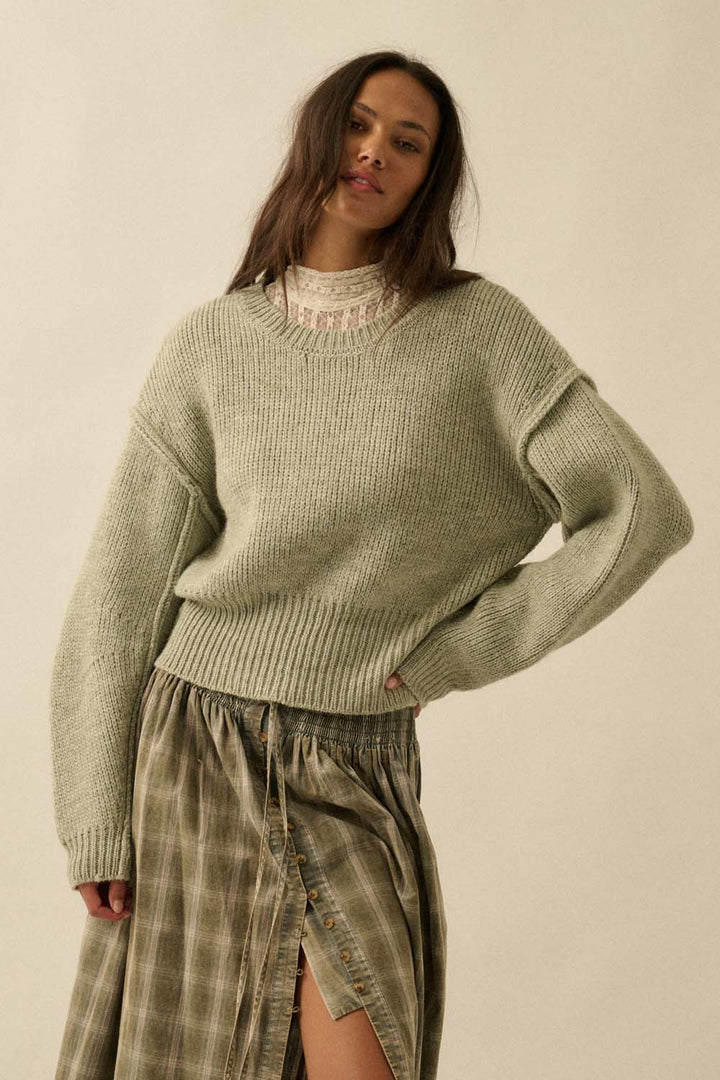 Keeping On Sweater / Heather Cloud
