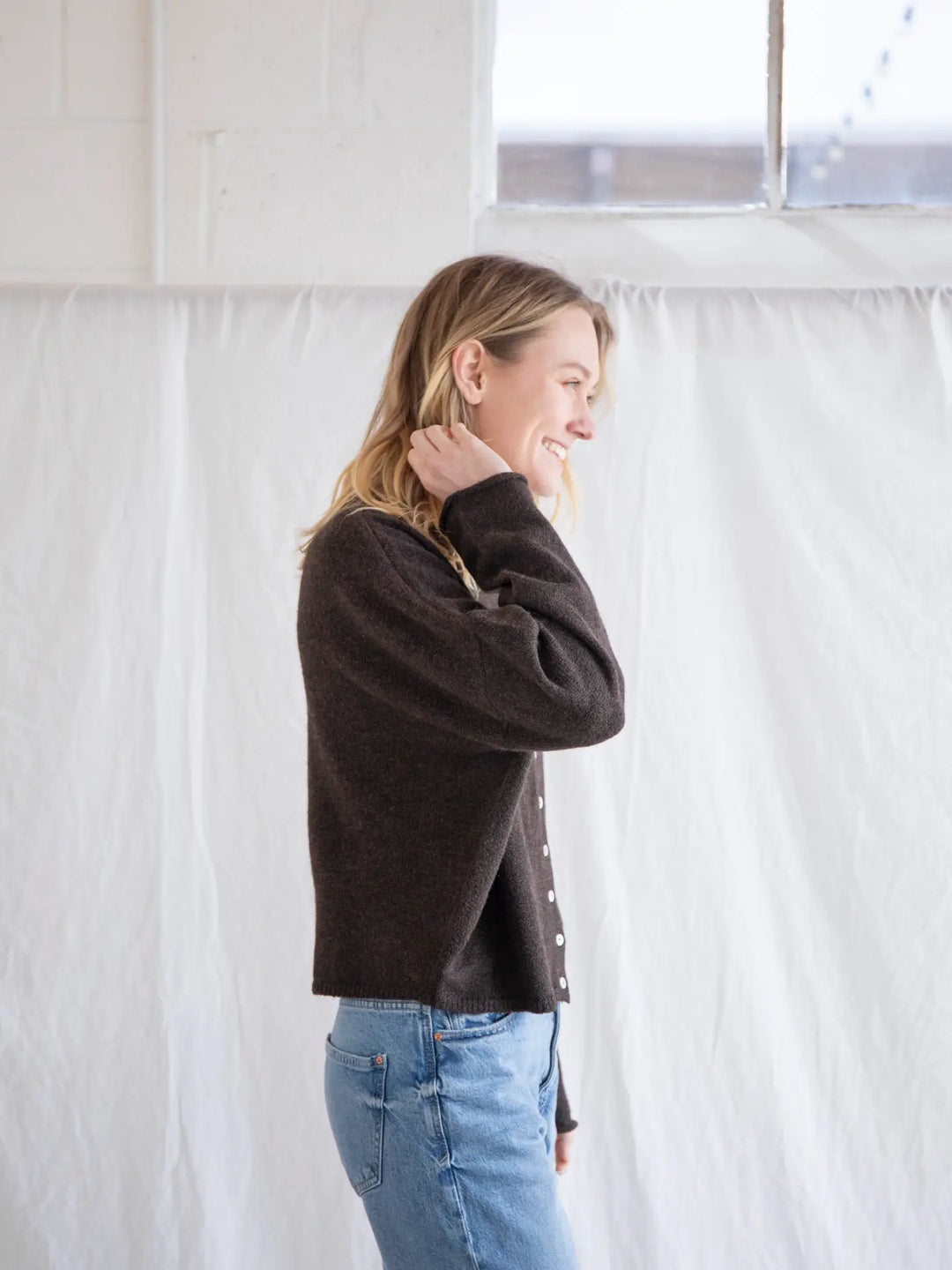 Piper Cardigan / Chocolate