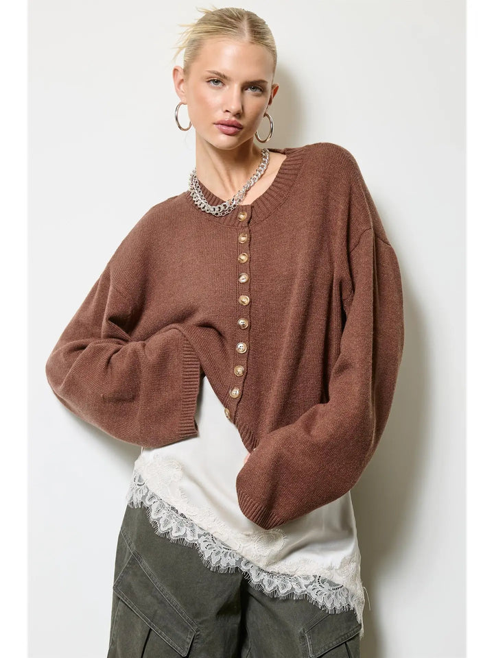 Hazel Cardigan / Brown