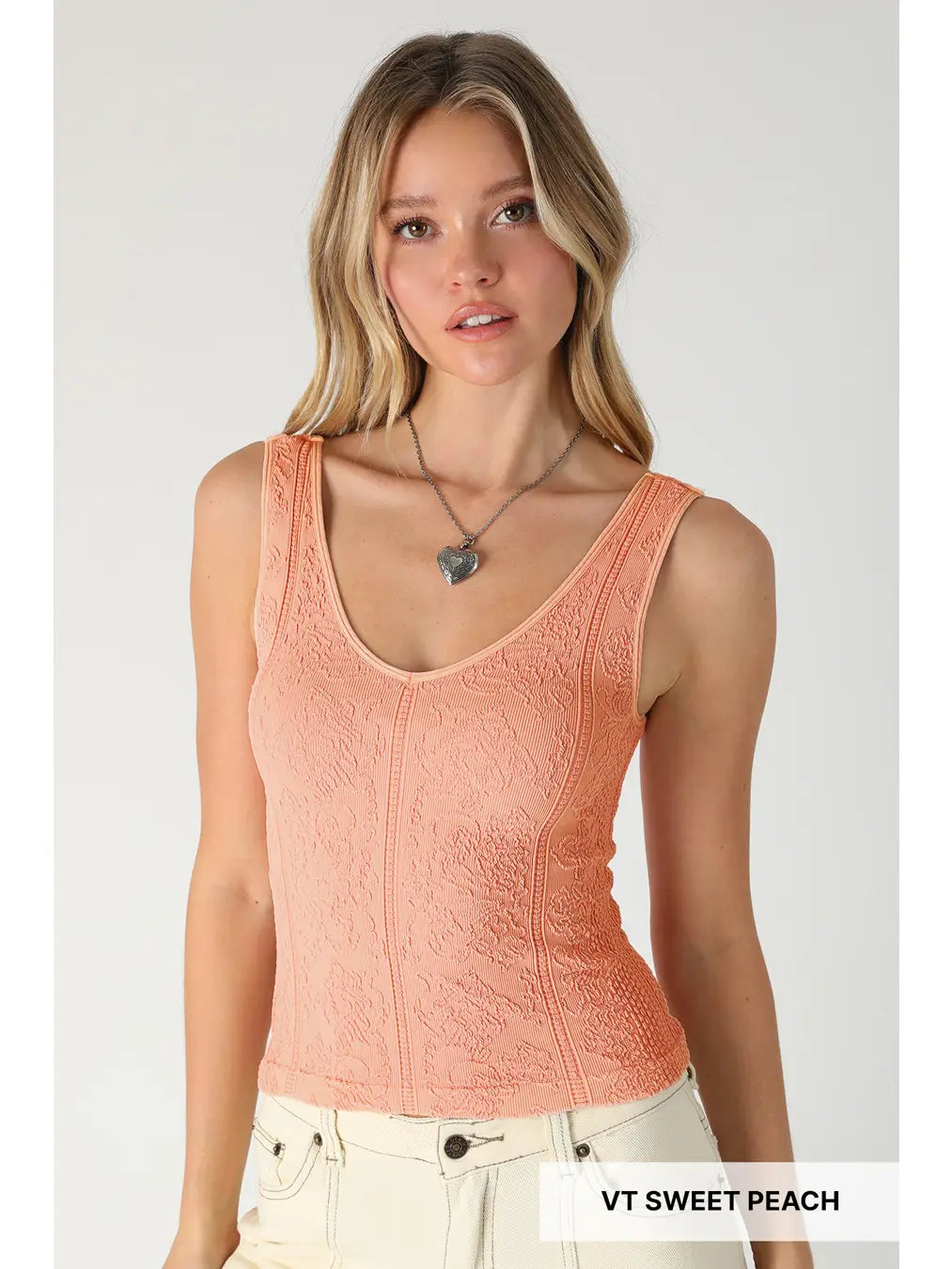 Vintage Reversible Textured Top