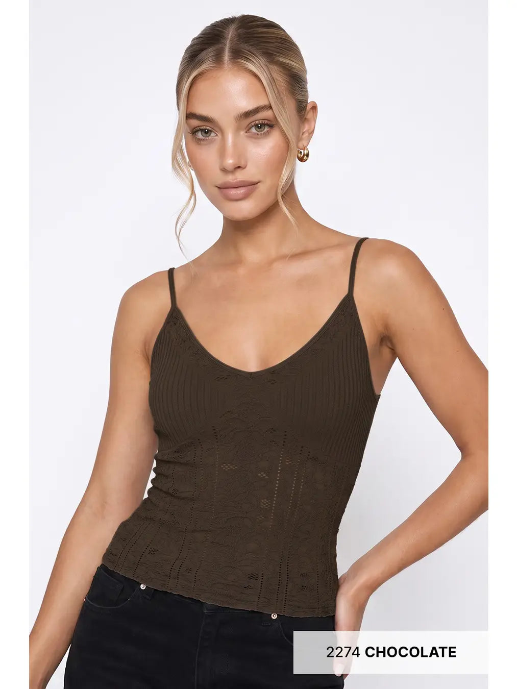 Textured Lace Cami