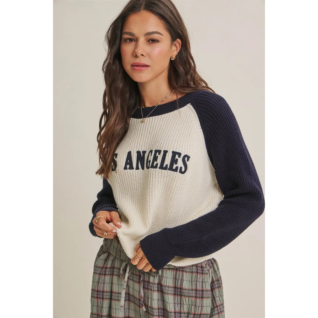 Los Angeles Ranglan Sweater