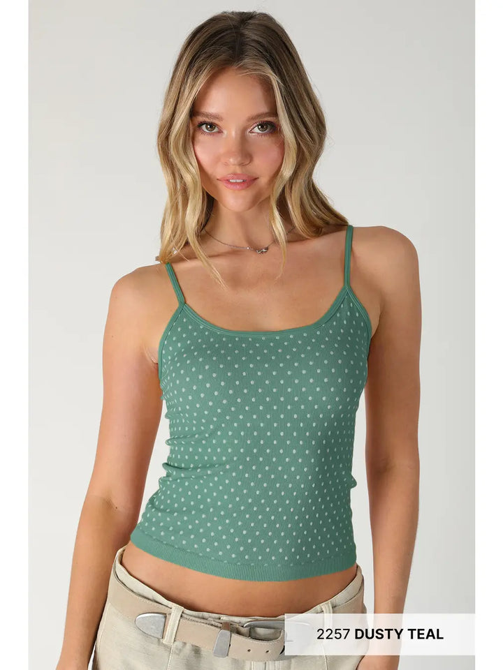 Polka Dot Strap Cami