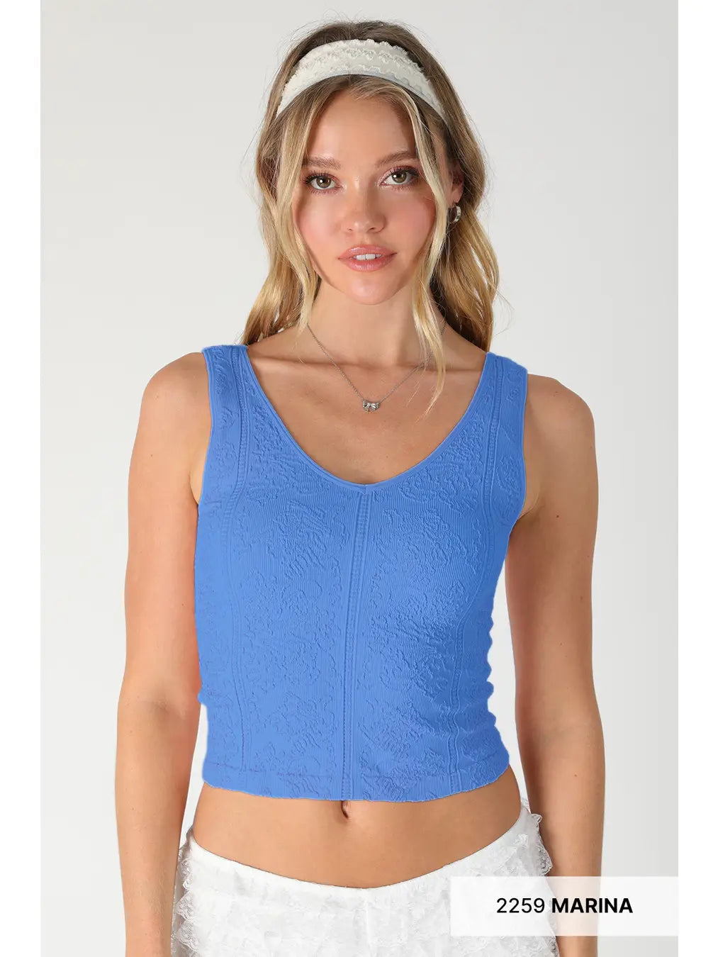 Reversible Lace Textured Top